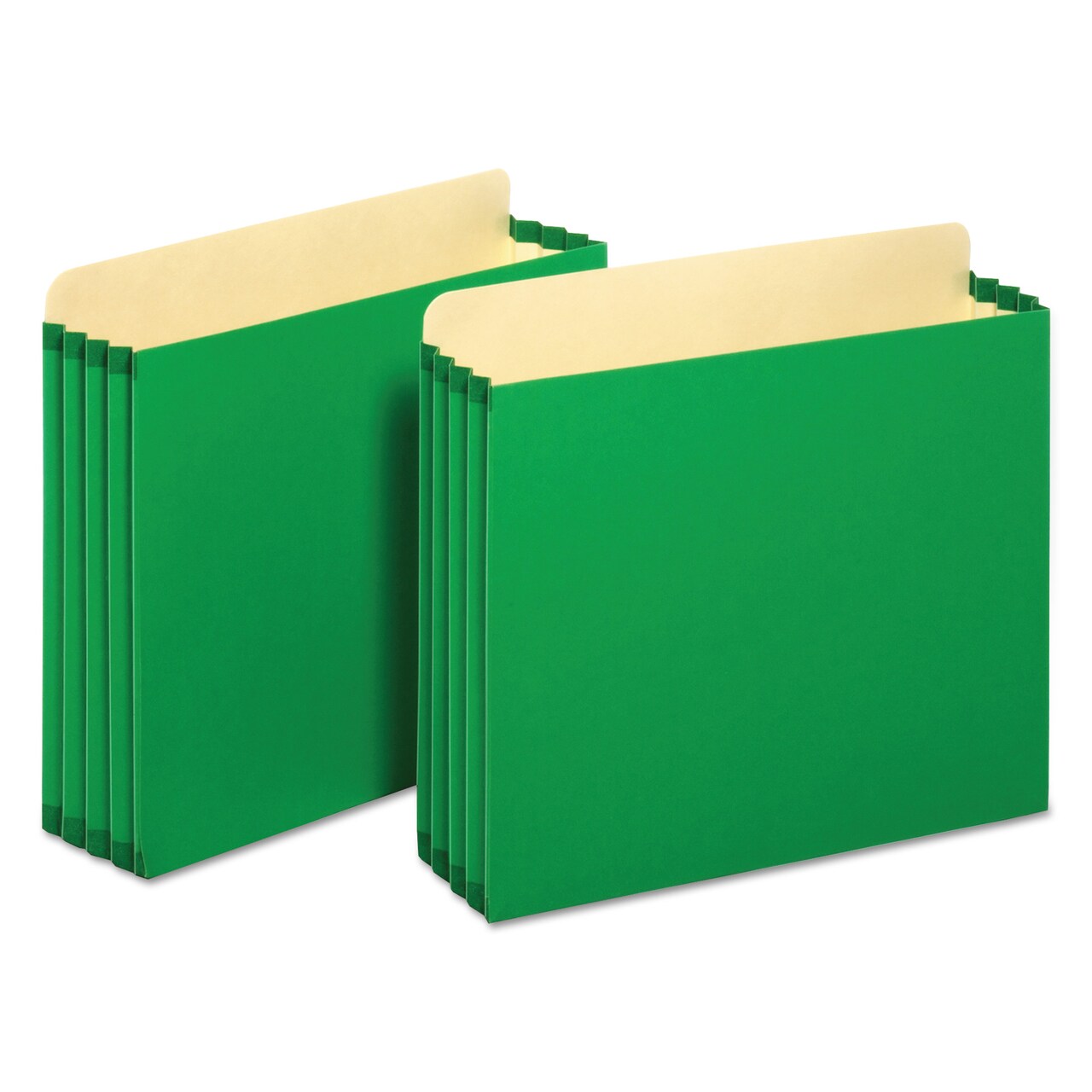 Pendaflex File Cabinet Pockets 3.5 Expansion Letter Size Green 10/Box